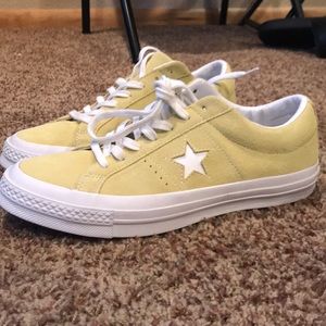 Yellow converse brand new w/ tags